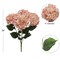21" Artificial Hydrangea Bush - 5 Silk Flowers with Green Leaves - Perfect for Bouquets, Home Decor - Elegant Year-Round Display, Floral Home by Artificial Flowers